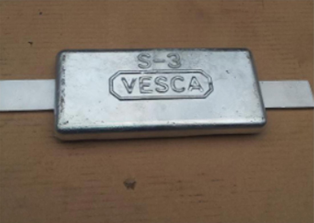 Zinc Anode Tipe Las